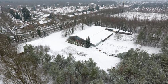 sneeuwlandschap luchtfoto FilmPloeg