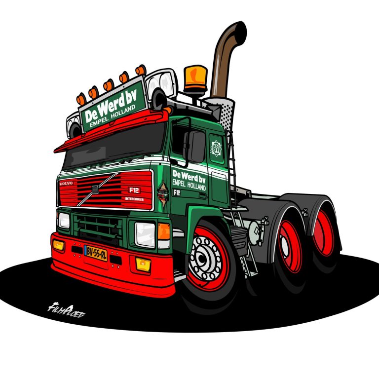 Instagram post from truckcartoon.nl. This post is in position 11.