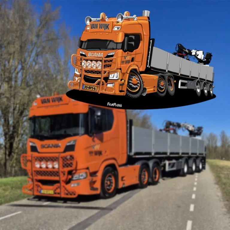 Instagram post from truckcartoon.nl. This post is in position 13.